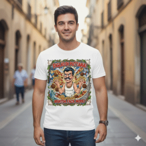 Remera Estampado "Figlio di puttana" - hombre -