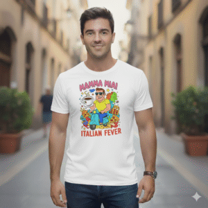 Remera Estampado "mama mía" - hombre -