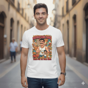 Remera Estampado "proprio come papá" - hombre -