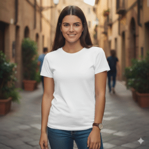 Remera básica para estampado - Mujer -