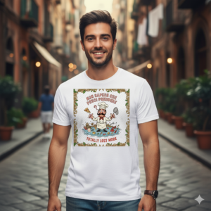 Remera Estampado "Totally Lost Mode" - hombre